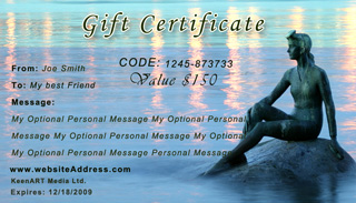 Montreal Fine ART Gift Certificates & Gift Cards