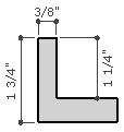 This L-shaped canvas floater frame features a natural finish, with a 1-1/4 " depth for artworks.

*Note: These solid wood, custom canvas floaters are for stretched canvas prints and paintings, and raised wood panels.