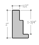 This stair step floating canvas frame has a matte espresso finish and subtle wood grain detailing. The canvas will hover neatly, resting on the lowest, flat edge.  

Give an authentic, fine art display to your favourite canvas Giclée print or acrylic painting. This canvas floater is ideal for medium to extra large canvases on thick (1.5 " deep) stretcher bars.

*Note: These solid wood, custom canvas floaters are for stretched canvas prints and paintings, and raised wood panels.