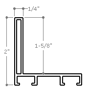 This metal canvas floater picture frame has a smooth, matte Silver finish and flat, narrow (.25 ") face. 

Ideal for medium to large size artwork on thick (1-5/8 " deep) stretcher bars.  Border gallery wrapped Giclée canvas prints or paintings with this simple, modern frame for an authentic, fine art display.

*Note: These sturdy metal, custom canvas floaters are for stretched canvas prints and paintings, and raised wood panels.

Nielsen mf14-14 Profile