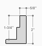 This solid wood canvas floater frame features a glossy brushed silver on the outside edge and topmost face.  The inside step and base are a matte black. 

Display your favourite gallery wrapped Giclée print or painting with authentic, fine art style. This floater frame is ideal for medium to extra large canvases mounted on thick (1.5 " deep) stretcher bars.

*Note: These solid wood, custom canvas floaters are for stretched canvas prints and paintings, and raised wood panels.